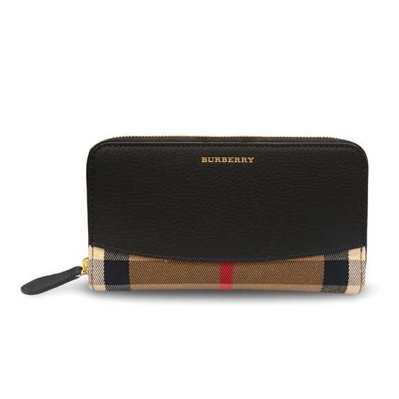 BURBERRY
Calfskin House Check Elmore Zip Around Wallet - Picture 1 of 15